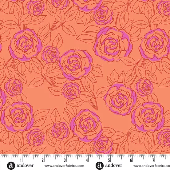Rose Bloom - Coral