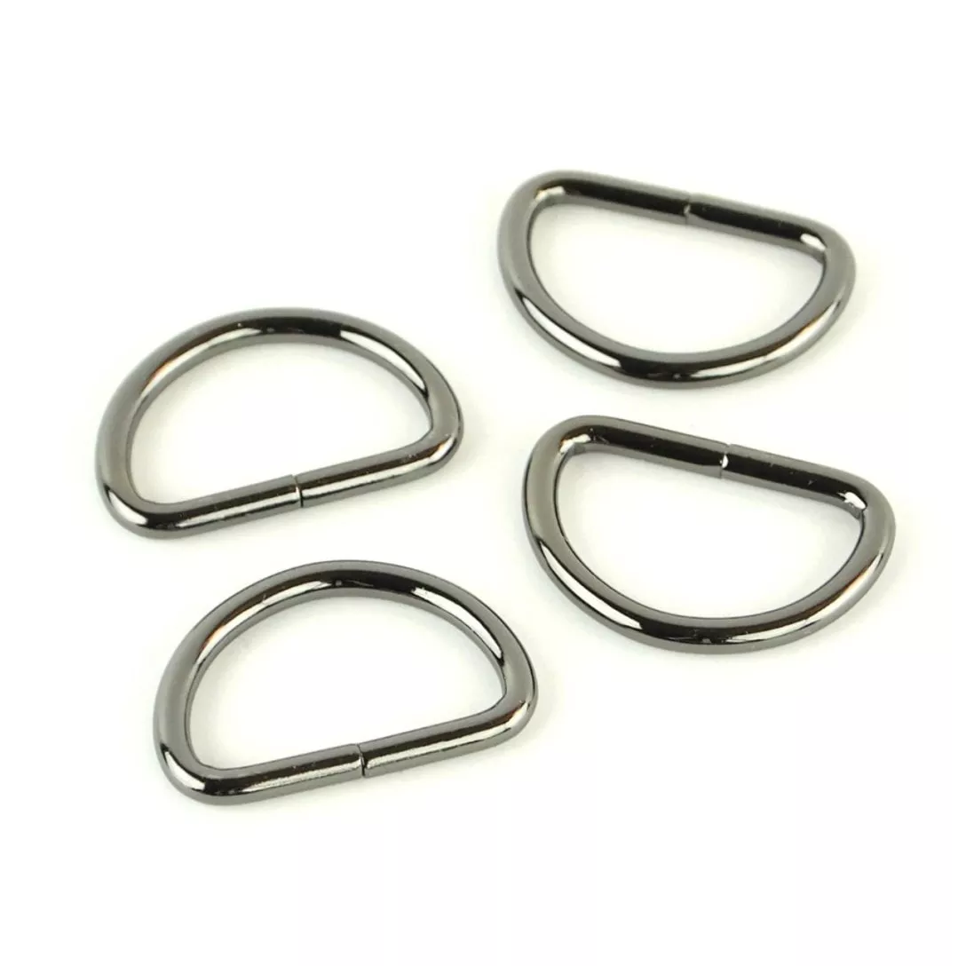 Sallie Tomato 1" D-Rings - Gunmetal