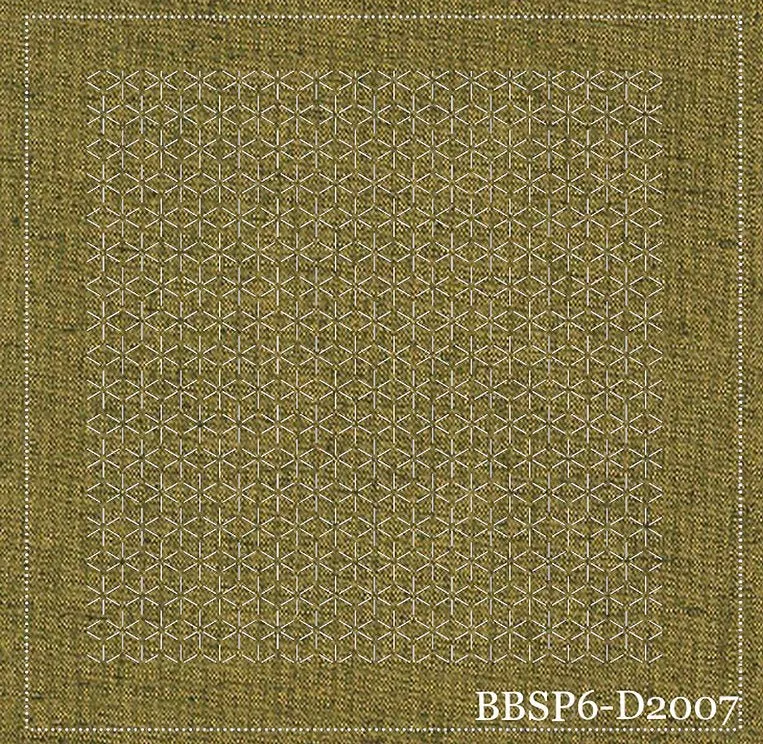 Sashiko Pre-Stencilled Block - Daisy