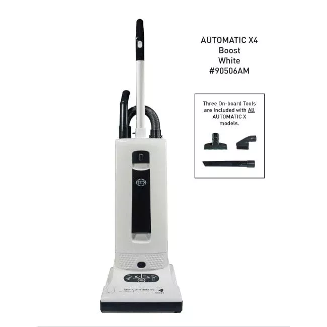 SEBO AUTOMATIC X4 Boost Upright Vacuum Cleaner - White