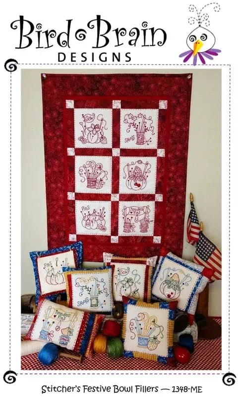 Stitcher's Festive Bowl Fillers Machine Embroidery