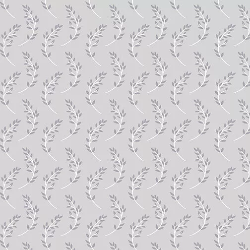 Sweet Dreams Flannel - Dreamy Leaf - Gray