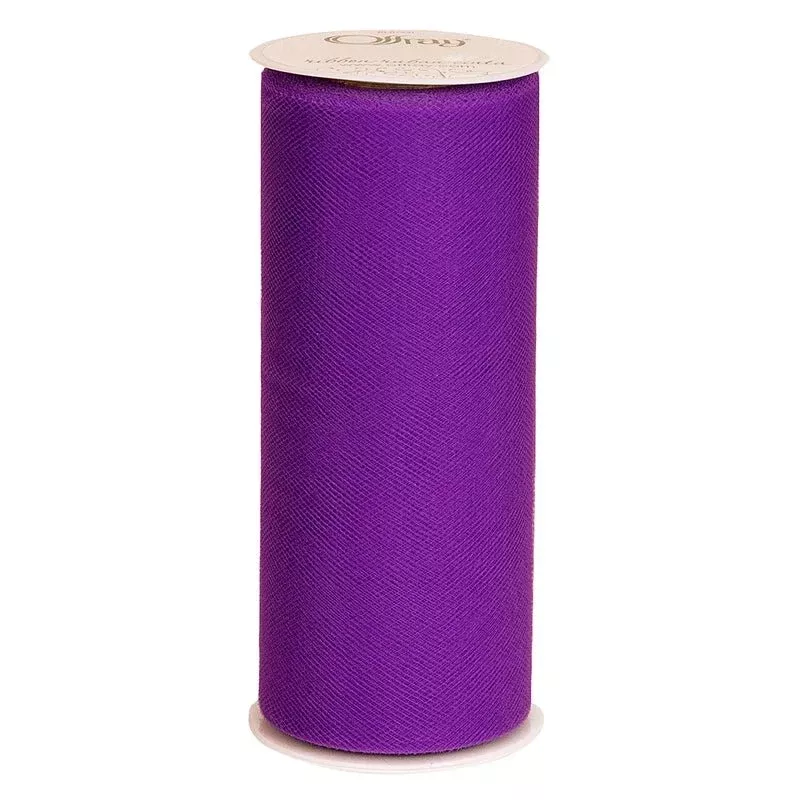 Tulle Purple 6in x 25yd