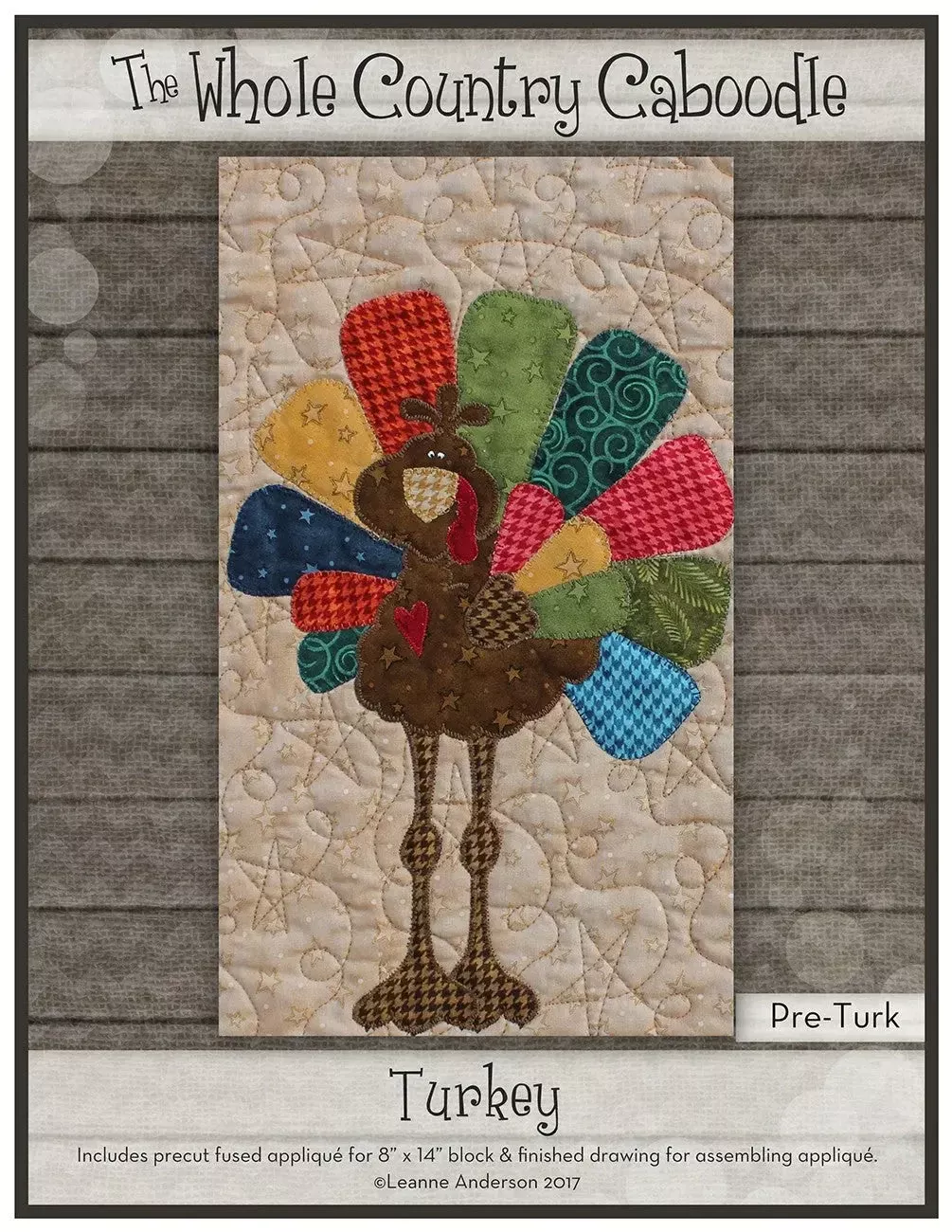 Turkey Precut Fused Applique Pack