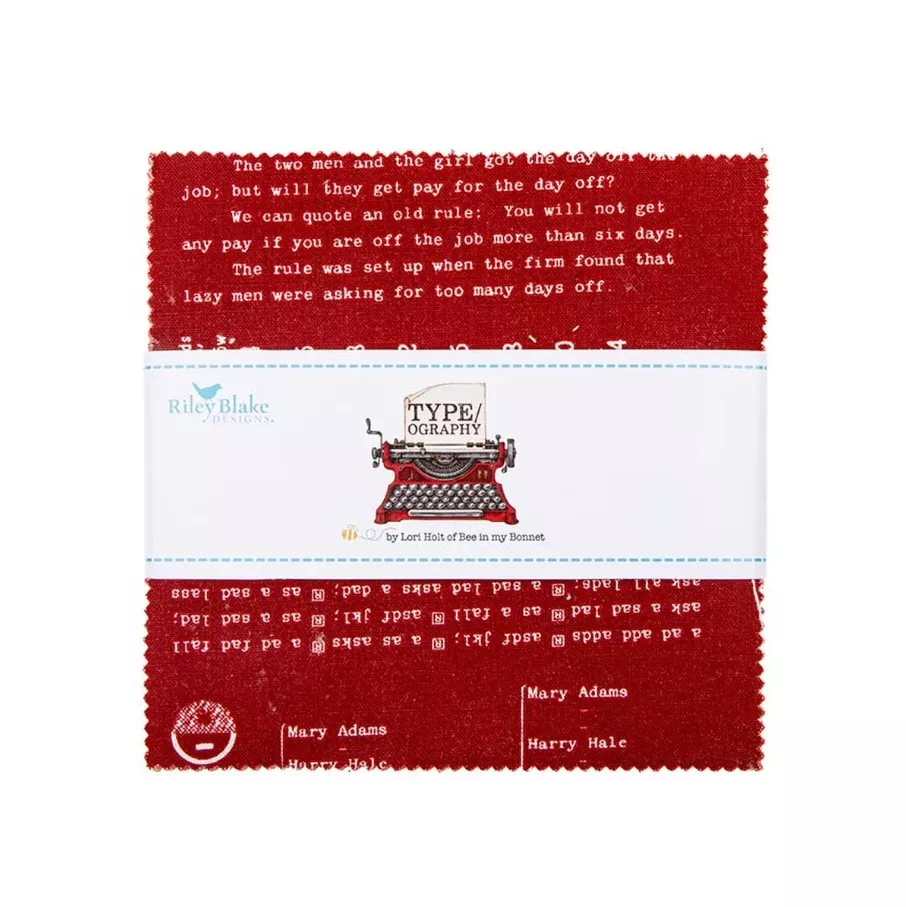 TYPE/ography 5" Stacker | Lori Holt | 42 PCs - A