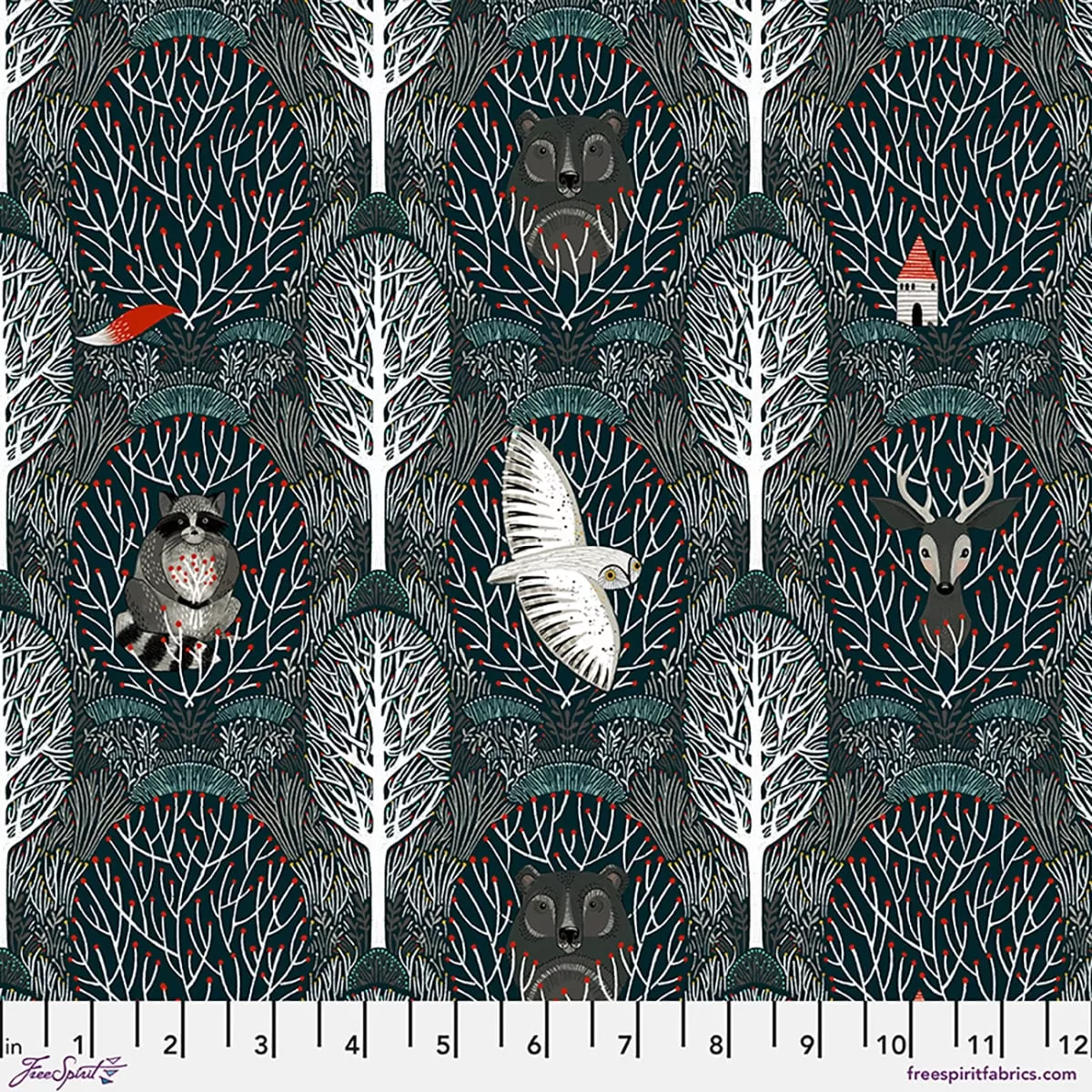 Woodland Friends - Navy