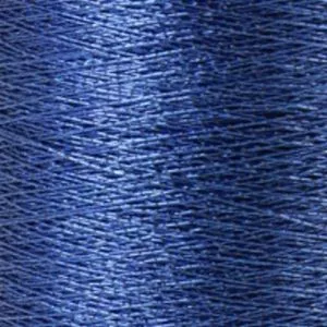 Yenmet Metallic 500m-Solid Royal Blue 7000 Spool of Specialty Metallic Thread