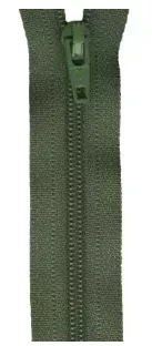 Ziplon Olive Coil Zipper 14in